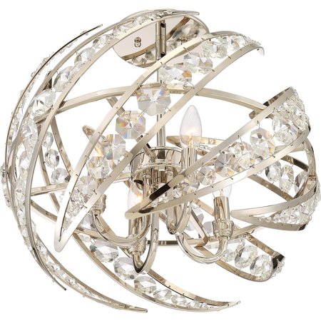 Quoizel Crescent Semi-Flush Mount PCCN1718PK